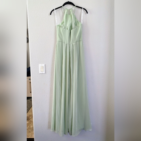 AW Nannie Bridesmaid Prom Formal Special Occasion Wedding Guest Dress, 4, Green - Picture 6 of 8